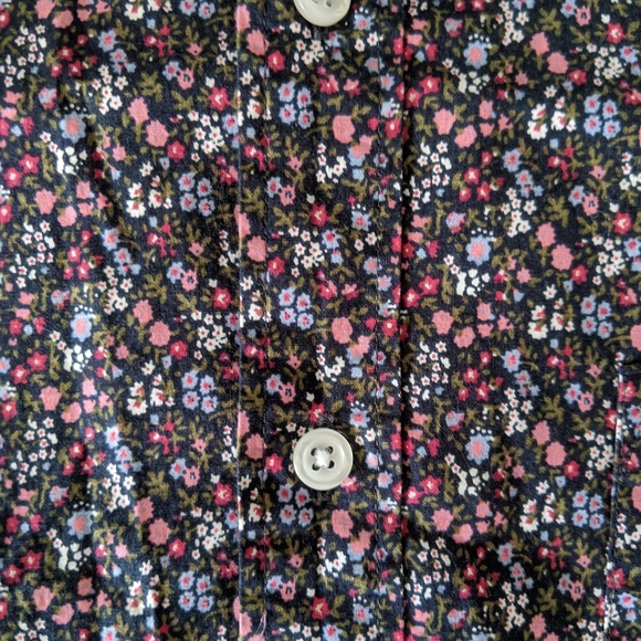 J. Crew Long Sleeve Floral Button Up Shirt. - Picture 8 of 8